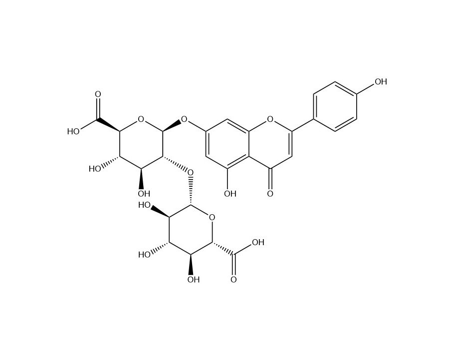 芹菜素-7-O-二葡萄糖醛酸苷|119738-57-7